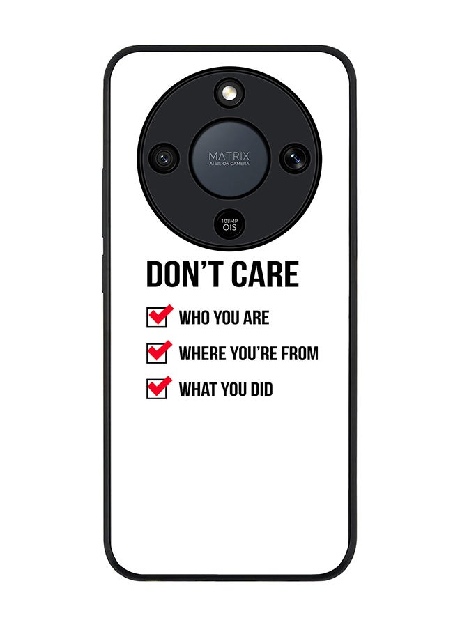 For Honor X9d / Magic8 Lite / X70 Case,Slim fit Camera Protection, Shockproof Thin Phone cover  - Don't Care